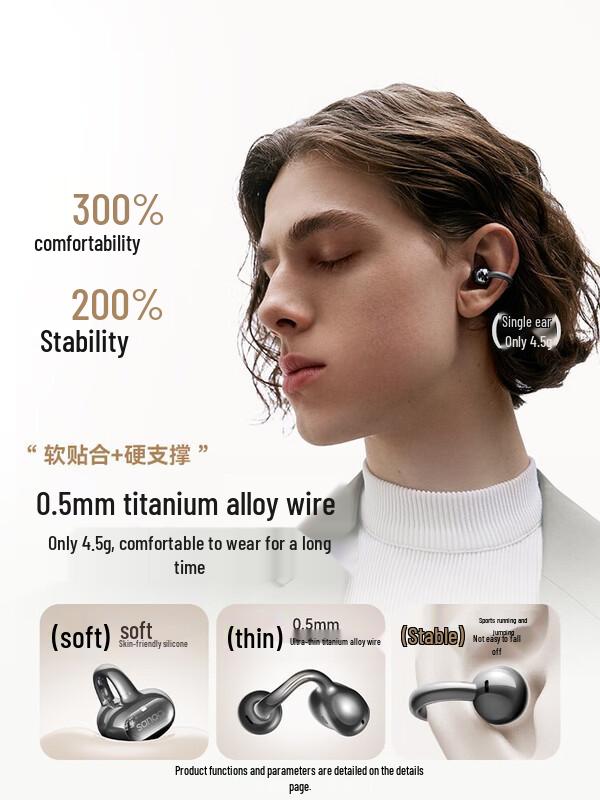 SANAG S8S AI Translation Open-Ear Bluetooth Headset