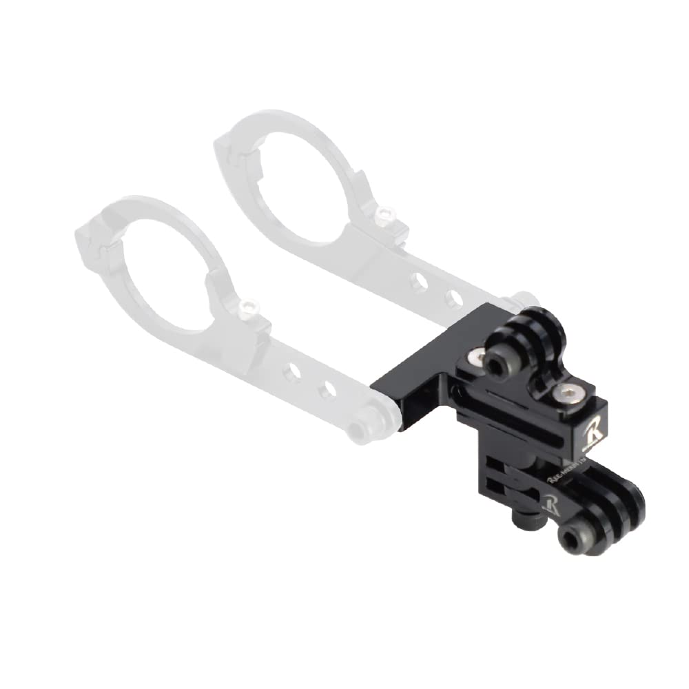 RecMount Cycling Head Mount Type 15 [HED-T15] Compatible with Double-Handed Narrow Type (Arm 19, Etc.) Rotating Head Mount, 45mm Wide