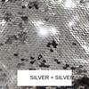 Tessuto Paillettes Bicolore Creativo per Abbigliamento Parete Graffiti Sfondo Tessuto Materiale da Cucito Fai da Te per Designer Vendita all'Ingrosso