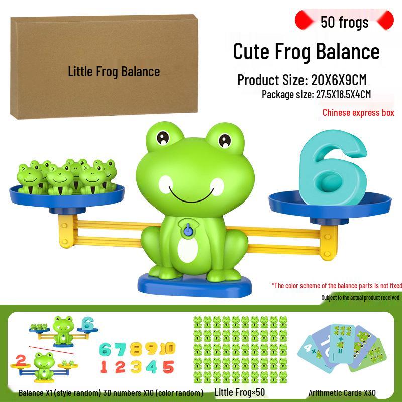 Frog Monkey Number Balance Scale: Educational Toy for Cognitive and Logical Development in Children