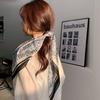 Vintage French Silk Scarf Headband Headband Female Tied Hair Headband Headscarf Ins Tide Large Square Scarf