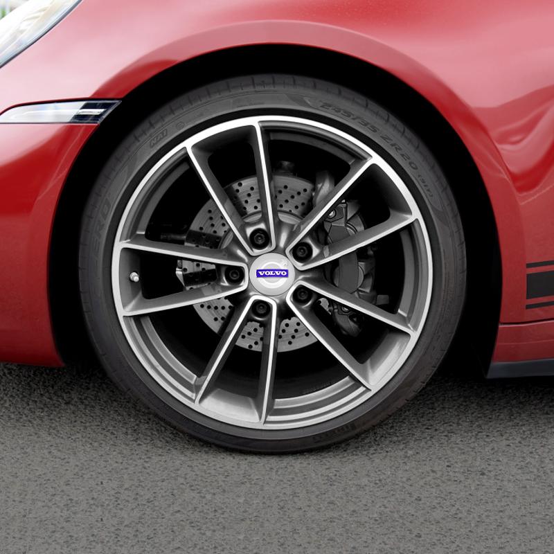 4Pcs 56mm Car Wheel Center Cap Emblem Sticker For Volvo Rdesign Xc60 Xc90 V40 V60 S60 V50 V90 S80 C40 XC40 V70 XC70 Accessories