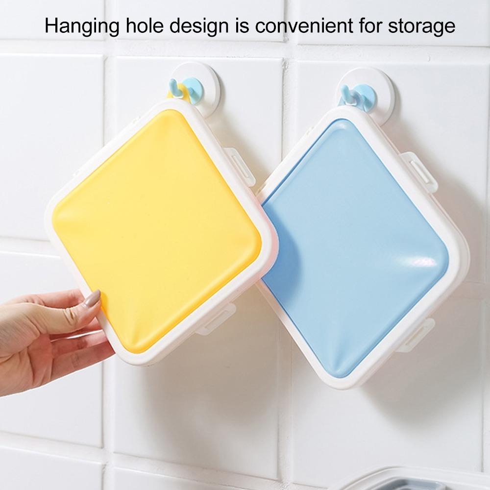 3 Side Clips Sandwich Storage Box PP Silicone Material Sandwich Holder For Picnic