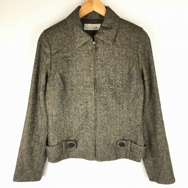 

Mila Schn Silk Blend Blouson Brown Size 40