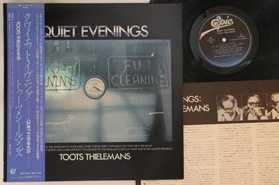 Disco LP TOOTS THIELEMANS - Quiet Evenings 253P302 EPIC 1981 Japão Obi Jazz Usado