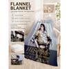 Michael Jackson History World Tour Flannel Printed Blanket Cozy Comfortable Throw Blanket For Bedroom Sofa Bed Party Decor New Year Gift