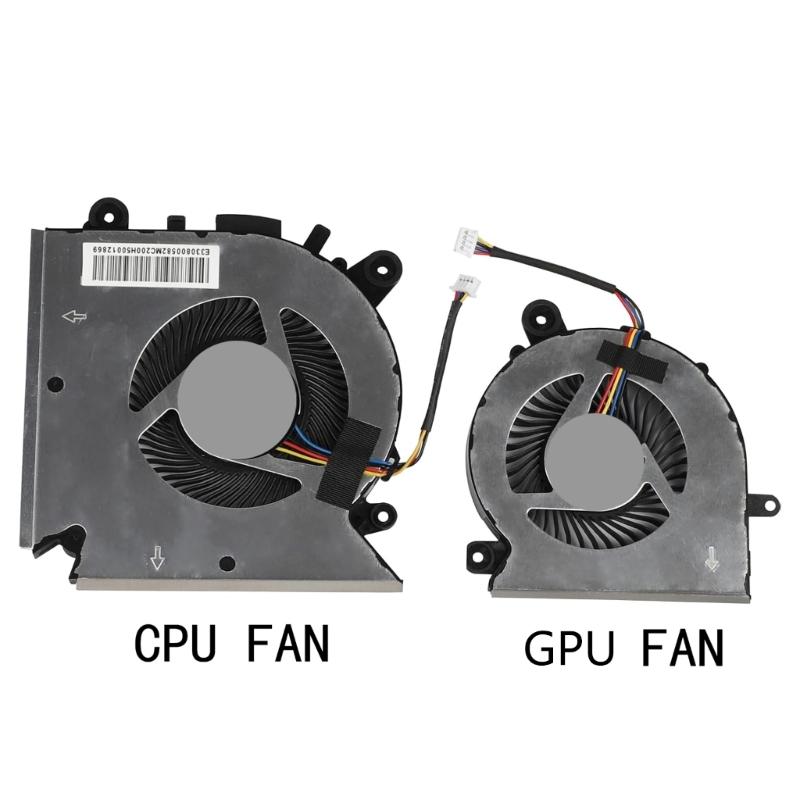 Náhradný ventilátor chladenia CPU GPU Chladiče notebookov Kovový ventilátor na rozptyl tepla pre GF65 GF65 Thin 10SD 10SDR 10SE