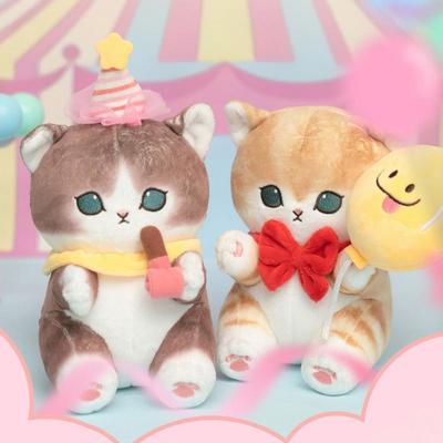 20cm Mofusand Gato Tubarão Boneca de Pelúcia Cosplay Animais de Pelúcia Macios Brinquedo de Pelúcia de Gato Fofo Presente Surpresa para Crianças Menina Decoração de Casa