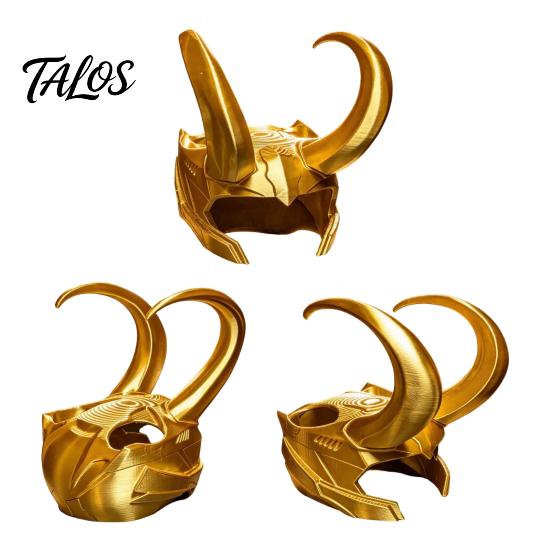 Horn Hat for Cats Cat Crown Helmet, Golden Headpiece, with Ear Holes, Creative Gifts Lovers Pet Funny Cosplay Helmet Halloween Theme Parties