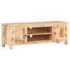 Day and Night - Day and Night TV Cabinet Made of Solid Rough Mango Wood 120x30x40 Cm