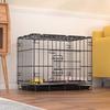 Foldable Metal Dog & Cat Cage for Home, Indoor/Outdoor, Car or Rescue Use