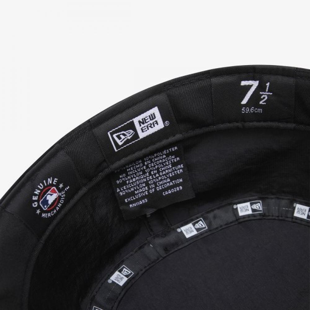 New Era Mlb New York Yankees Nylon Metal Filbox Fitted Cap Black 15131633
