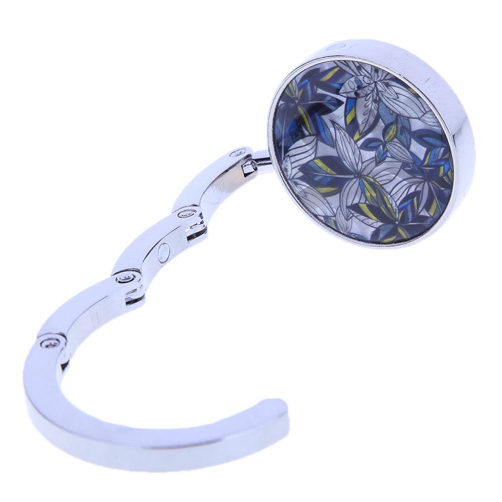 1PCS Portable Folding Bag Hook Fashion Hanger Purse Handbag Holders Foldable Table Hook Unique Bag Parts Accessories 2025 New