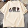 Funny Cat Meme Tee Shirt Graphic T Shirts Unisex Women Silly Animals Tshirt Cotton Oversized Designer Tees Unisex Streetwear