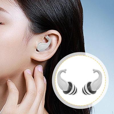 Waterproof Swimming Ear Plugs Noise Cancelling Silicone Earplugs Lightweight Reusable Sleeping