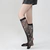 Legs socks medium tube socks hot diamond new short socks women's socks white diamond solid color