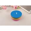 51 Pcs EVA Round Shaped Fractions Instrument Demonstrator Montessori Math Fractional Educational Toys Learning Tool for Children
