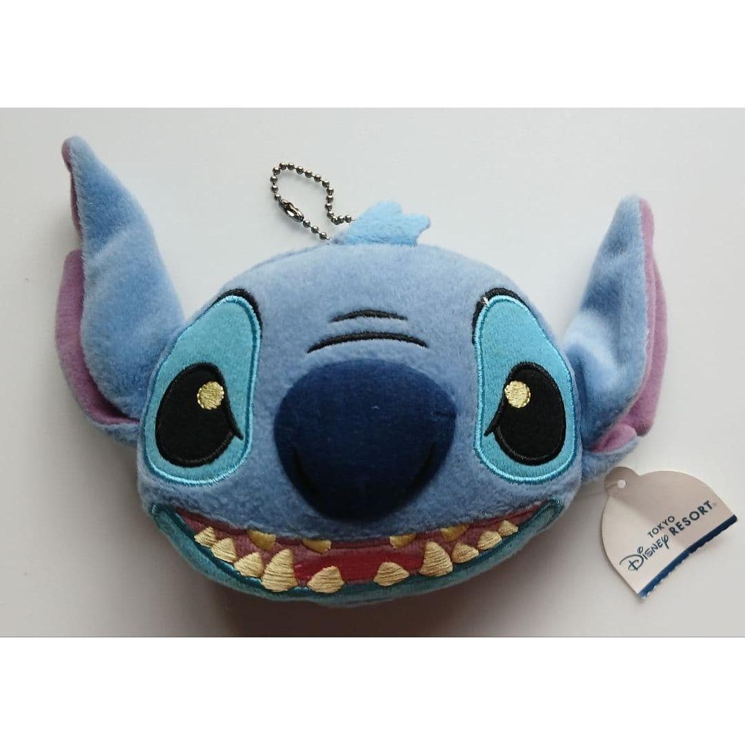 Stitch Plush Toy Face Mirror Tokyo Disney Resort