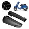 Pair Rear Foot Pegs Pedal Pad Motorcycle Folding Footrest Fit for Vespa GT GTS GTVBlack