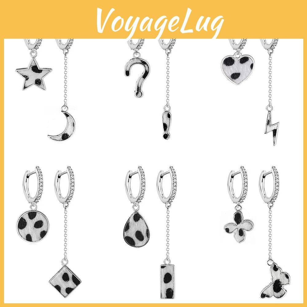 Elegant Geometric Alloy Earrings Milk Pattern Silverplated Street Fashion