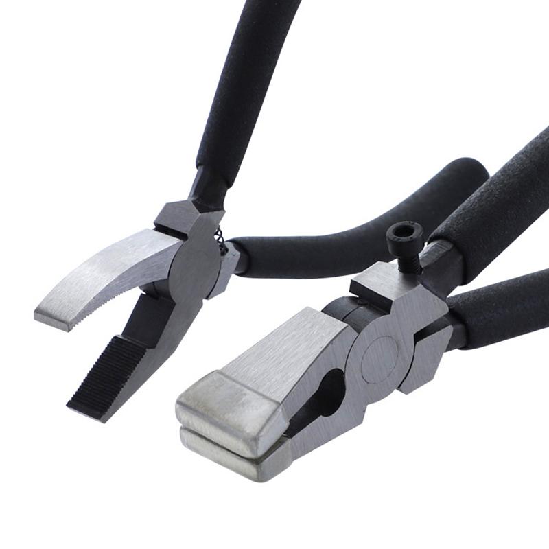 6/8 Inch Model Clamping Pliers Model Tools Adjustable Tiles Nippers Glass Cutter Ceramics Practical Breaker Glass Pliers DIY Too