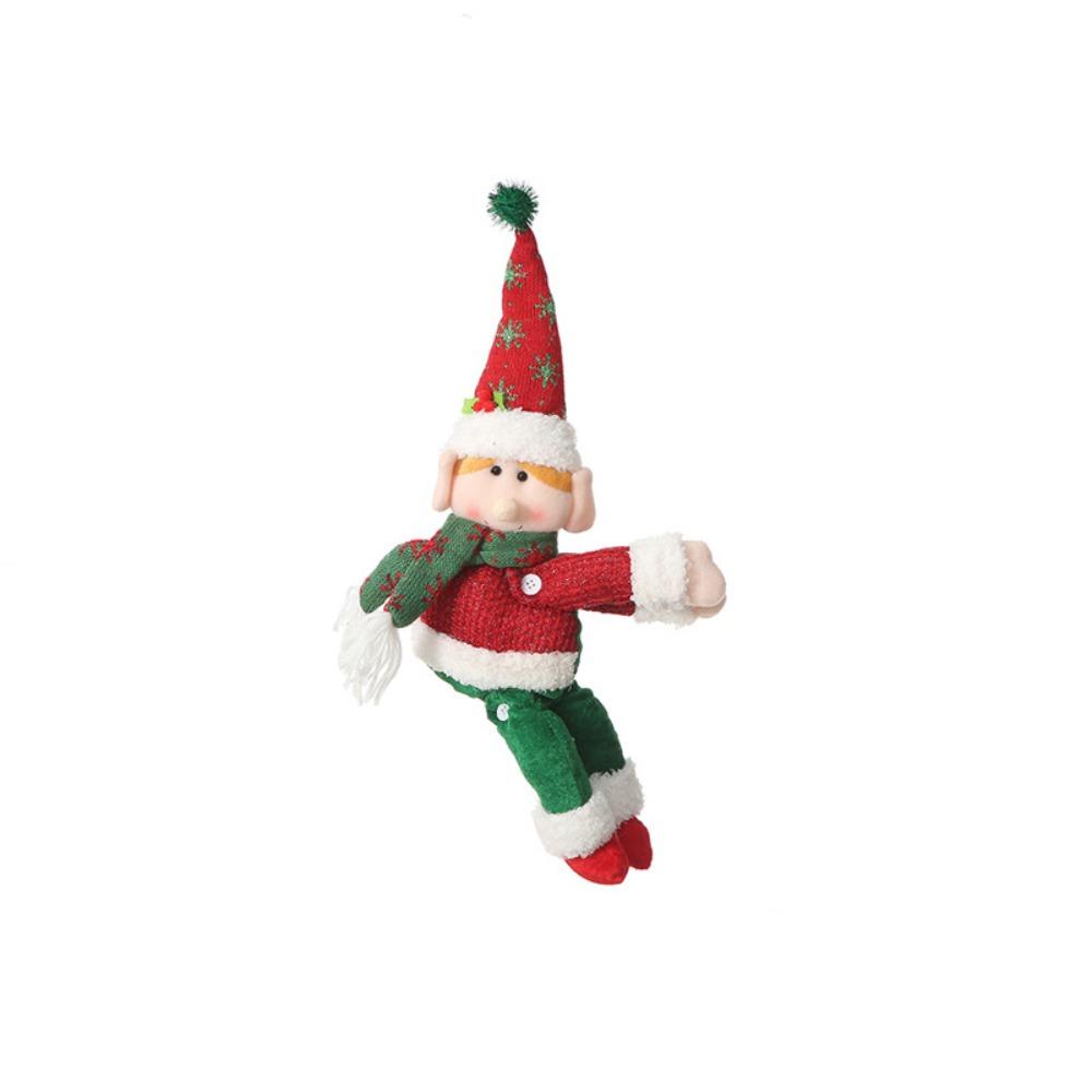 

Cute Christmas Curtain Tieback Elves Cartoon Curtain Buckle Christmas Decoration Style B