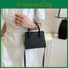 Trendy Small Square Bag For Women In Chic Black Pink Brown And Cream Colors With Stylish Street Fashion Design