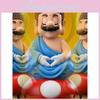 Mario Bros Super Buddha Water Pipe Figure Toy Cartoon Game Collection Ornament