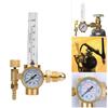 All Brass Argon Pressure Reducer Gas Flowmeter G5 8 Male Thread CGA580 Connector