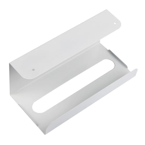 (TUISKU) Hanging Paper Towel Holder, Oval, Kitchen Paper Holder, Wall-Mounted, Available In White