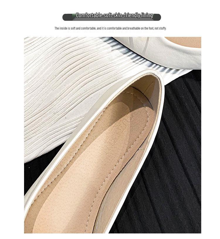 Silberne Schleife Ballerinas: 2025 Mary Jane Stil Damen Schuhe