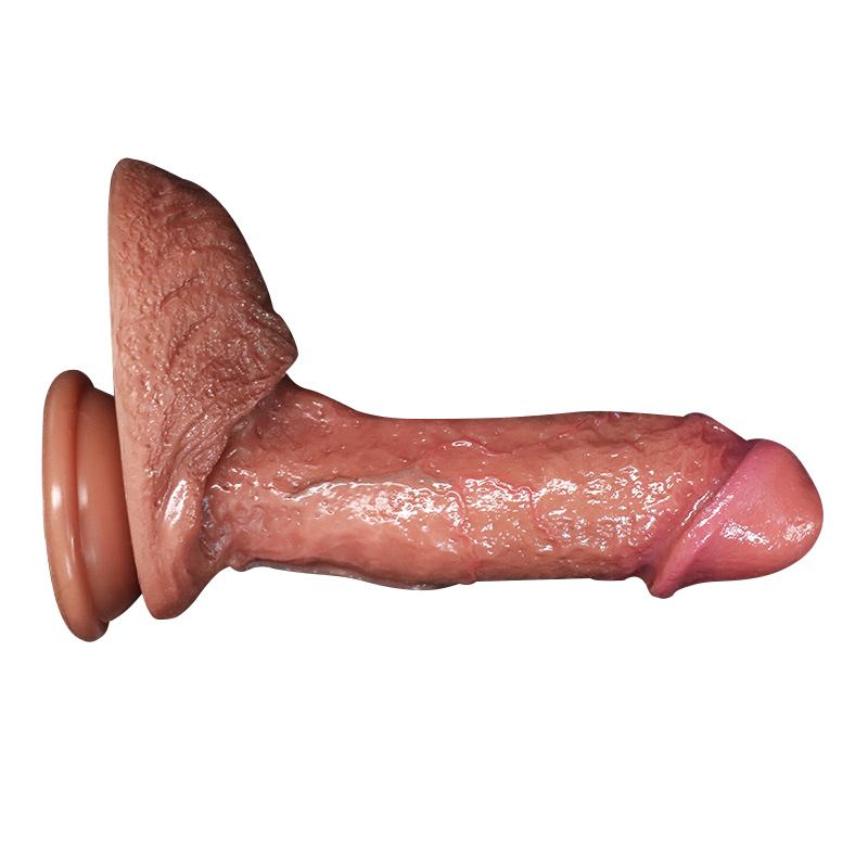 Hammer Doppelte Flüssigkeit Silikon Künstliche Penis Make-Up Weibliche Masturbator Dicke Lange Urlaub Penis Erwachsene Sexuelle Lieferungen