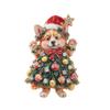 Christmas Series Brooch Snowman Christmas Tree Cat Garland Brooch Holiday Clothing Coat Accessories Women