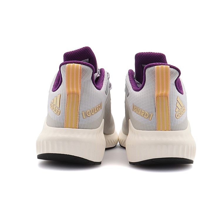 Adidas Alphabounce Guard Lightweight Slip-Resistant Low-Top Marathon Running Shoes Unisex Sneakers Gray Brown FW7478