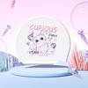 Adult Women'S Extra Large Swim Cap, Long Hair Friendly Comfortable No Tightness Cartoon Cat Silicone Waterproof Swimming Hat