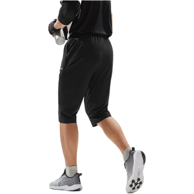 Li Ning Fitness Series Sports Shorts Men's Black AKQU401-1