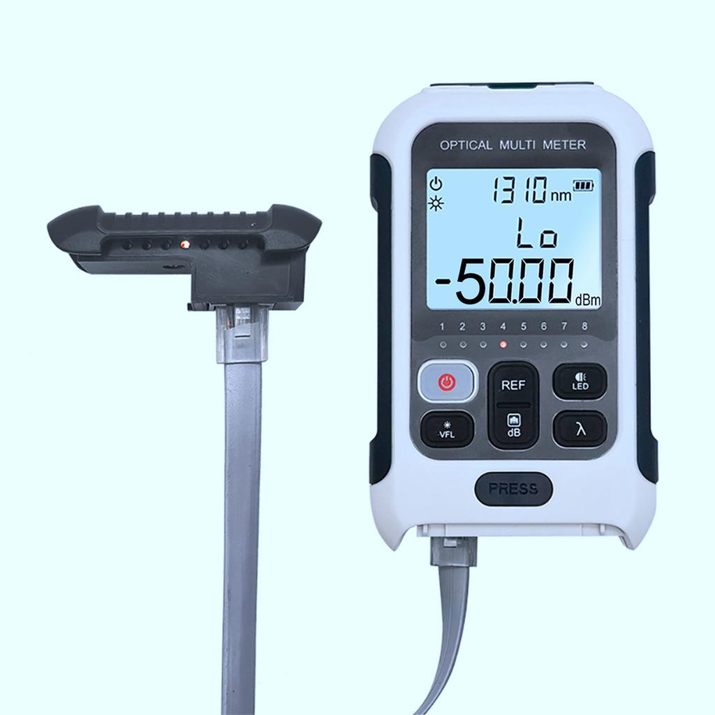Multifunctional Optical Power Meter White Sensitive Fiber Tester for Communication Engineering