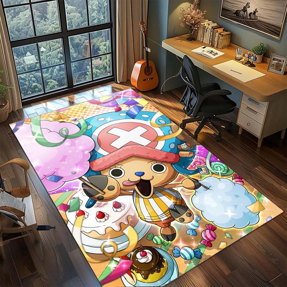 Tony Tony Chopper Area Carpet Daily Home Use, Non Slip Washable Large Area Floor Mat Rug Gamer Bedroom.-TING