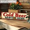 Retro Metal Wall Art for Home Office Beer Bar Decor