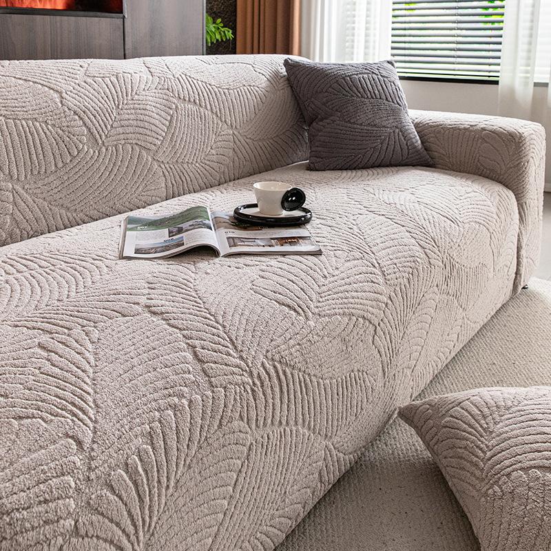 Simple Style Thick and Comfortable Velvet Sofa Cover New Autumn and Winter All Inclusive Universal Sofa Cover