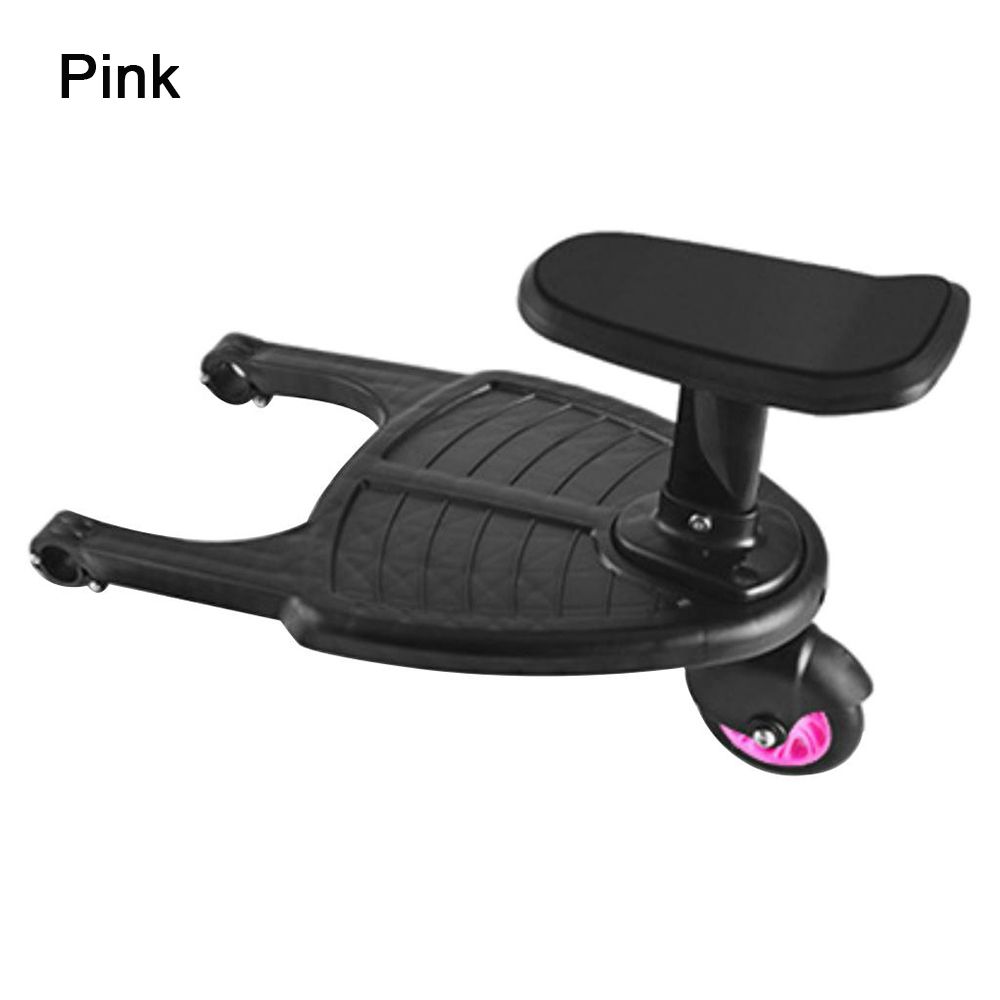 

Toddler Buggy Standing Plate Step Board Wheeled Board Pushchair Connector Adaptor рожевий