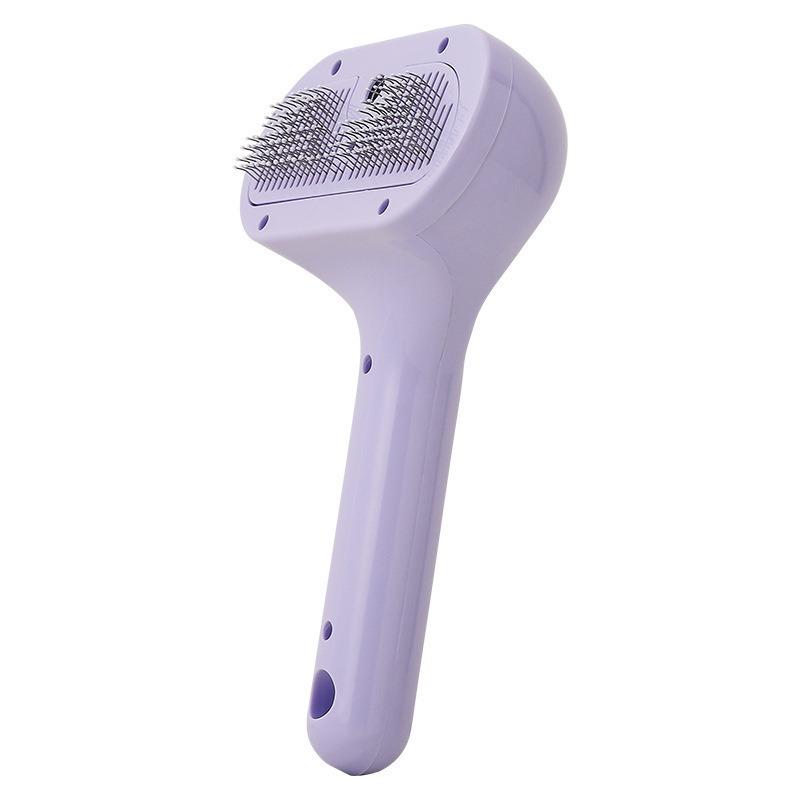 Pet Spray Grooming Comb One‑key Spray Anti Flying Hair Pin Brush Remove Loose Fur for Cat Dog Hair Cleaning Tool