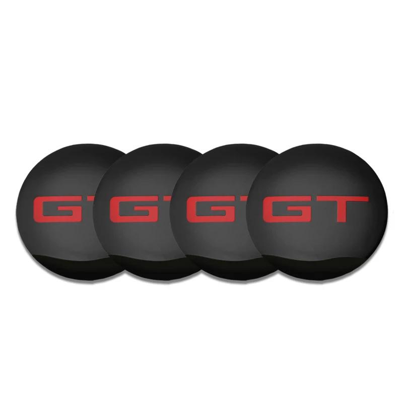 Car Sticker 2025 Hot 4Pcs 56/60mm Car Wheel Hub Center Cap Badge Decoration Cover For Peugeot 407 508 2008 5008 307 308 3008 206