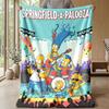 Soft Flannel Blanket Lightweight Cozy Bedroom Living Room CoverThe Simpsons