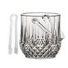 Yousheng Isspann med Handtag och Tång, Genomskinliga Isspann med Diamantslipning för Öl Champagne Vin Cocktails, Barutrustning