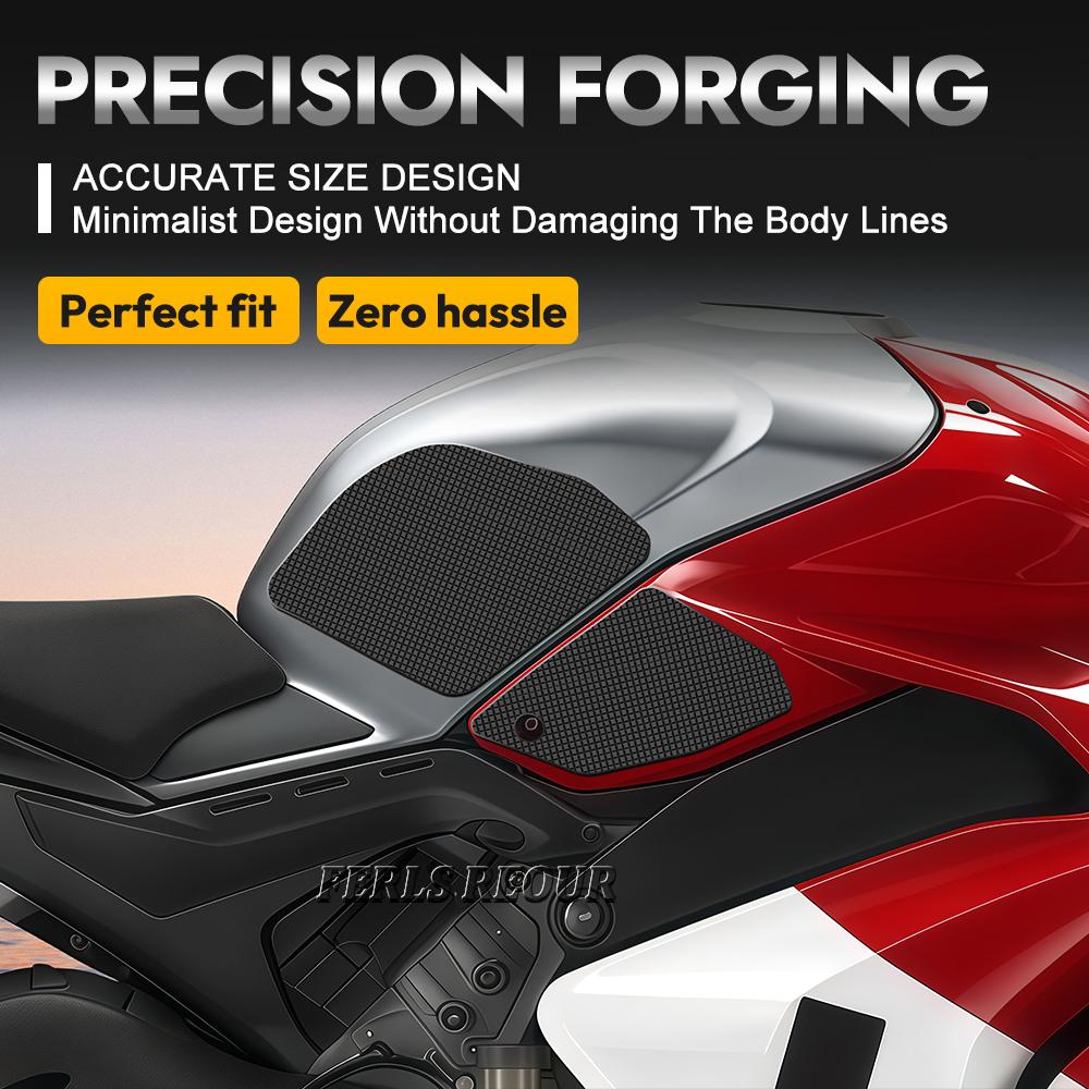 Fuel tank sticker For Ducati panigale v4 1100 2022-2023 Tank Grip Side Decals Motorcycle Anti Slip Tank Pad Stickers