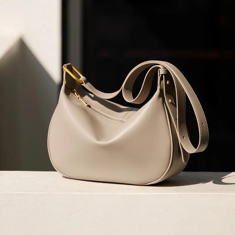 

Новые женские кожаные сумки через плечо осенне-зимняя маргаритка высококачественная сумка через плечо коричневого цвета