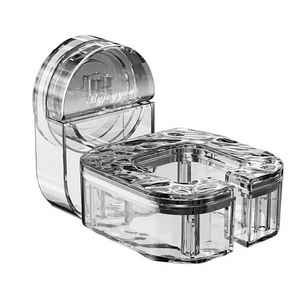 

Настенный держатель для фена без сверления, вращающийся ленивый кронштейн для хранения фена на присоске, органайзер-вешалки серебряный