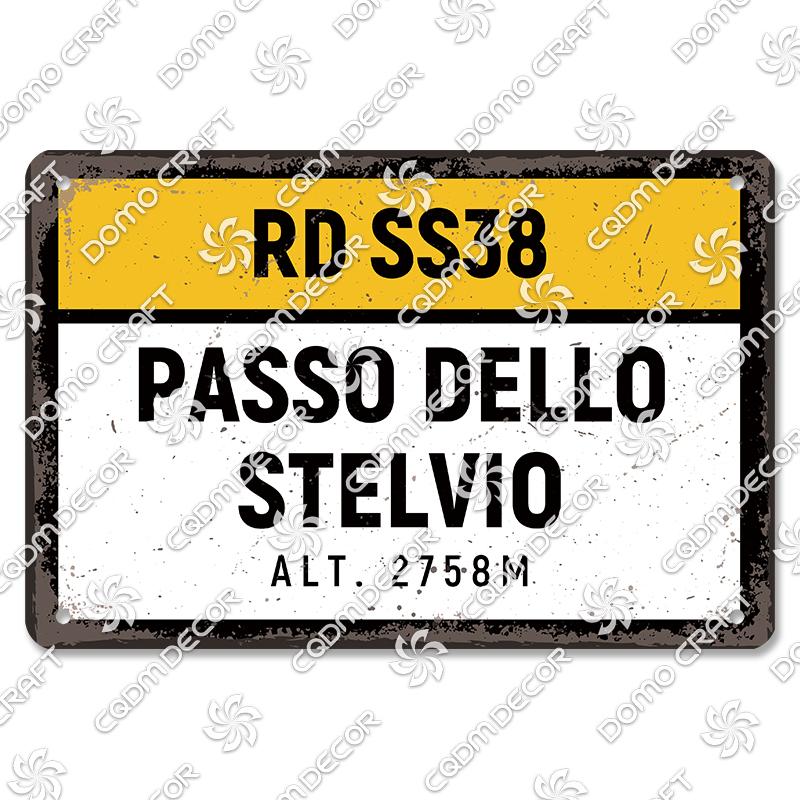 Berg Höhe Poster Metall Blechschilder Col De La Madeleine Hautacam Metallplatte Wanddeko Club Pub Wohnzimmer Zuhause