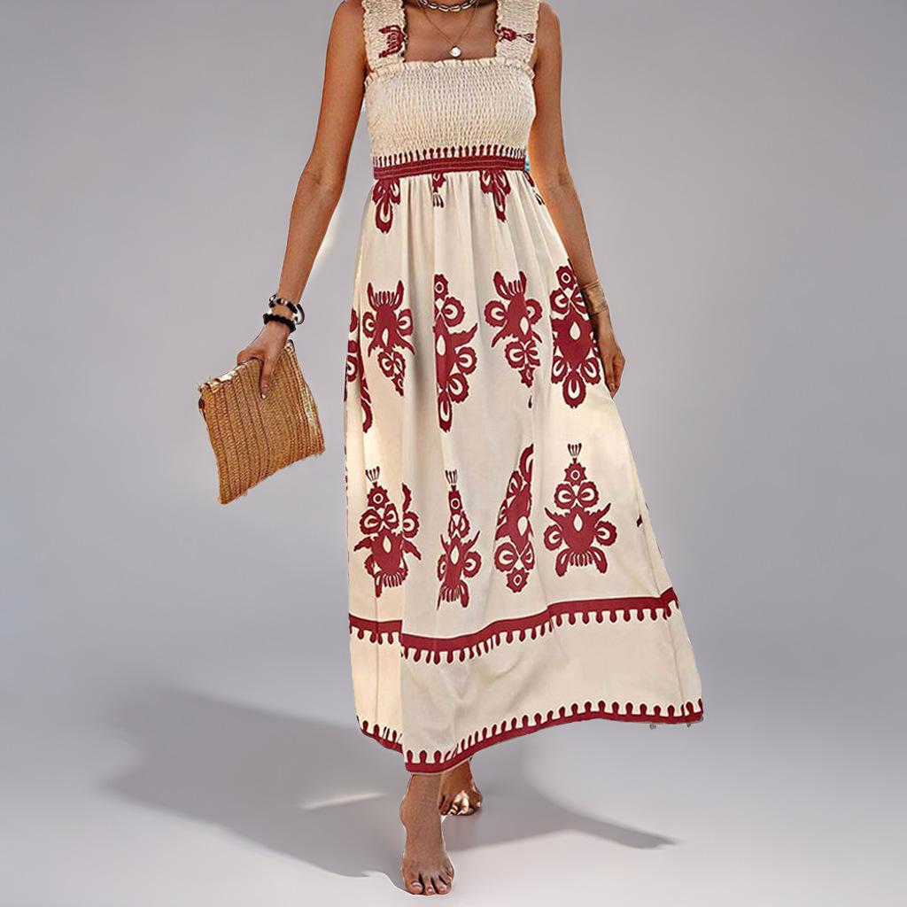 

Новая летняя женская одежда Элегантное и модное платье с принтом S